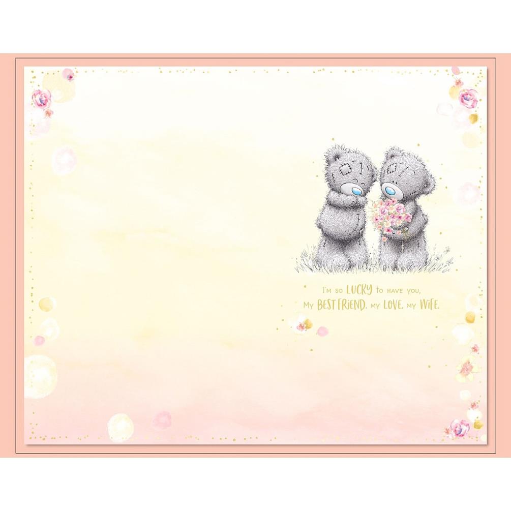 Amazing Wife Me to You Bear Birthday Card Extra Image 1